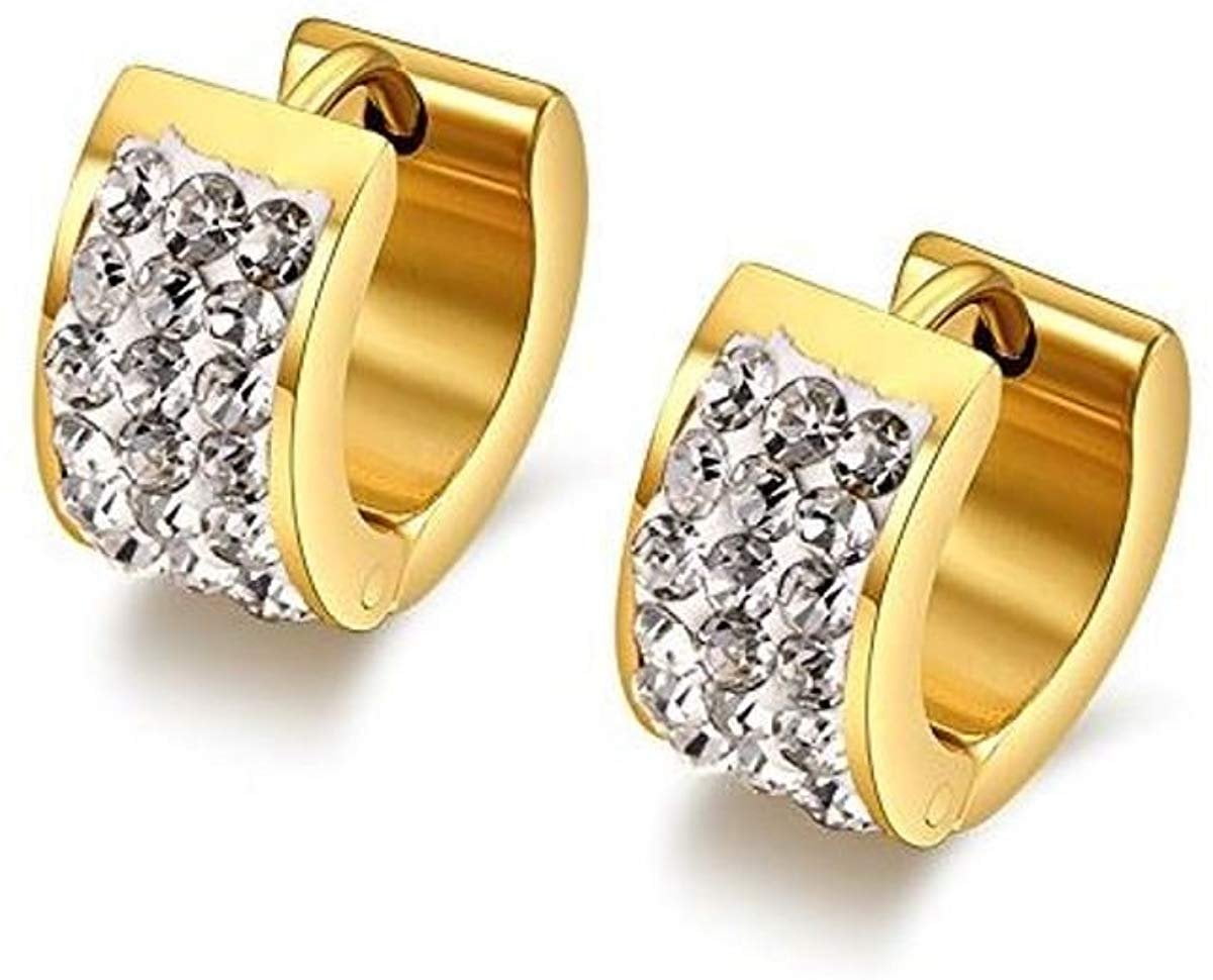 Jewels Fashion 12 MM Small Surgical Stainless Steel Hoop Earring for