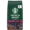 Starbucks French Roast Dark Roast Whole Bean Coffee (Pack of 18)