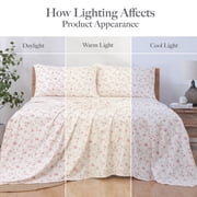 Modern Threads Printed 3 Piece Sheet Set, Kashmir Rose, Twin