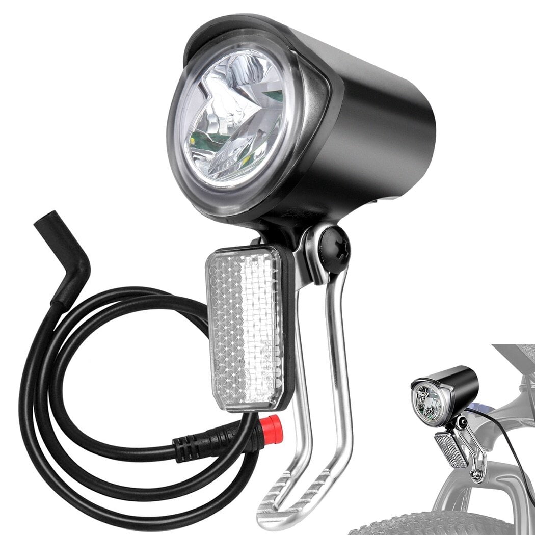 Büchel LED Bike Headlight With Switch – Dynamo-Powered, 25 Lux, German Road Approved