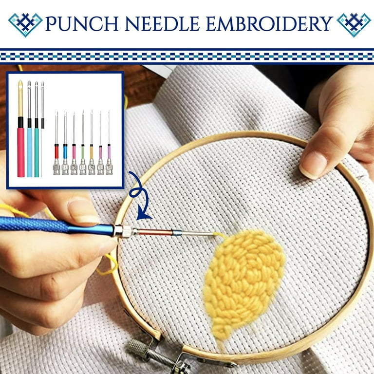 Home Accessories and Tools Needle Punch Embroidery Kit Needle Stitching  Home Diy 