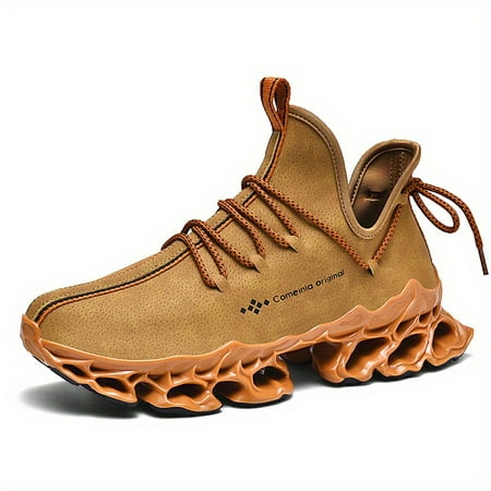 

Men‘s And Women‘s Trendy Sneakers Leather Wear-resistant Durable Non Slip Outdoor Walking Shoes For Spring