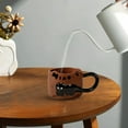 thumbnail image 5 of Stackable Ceramic Cat Coffee Mugs Set With Spoon Cartoon Design Novel For Women And Cat Lovers, 5 of 5