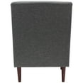 thumbnail image 3 of Mainstays Kinley Lounge Arm Chair, Dark Gray Polyester Fabric, 3 of 6