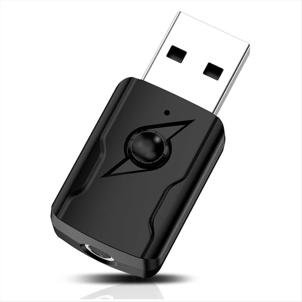 Transmisor y Receptor Bluetooth 5.4, Alcance de 10 M, Adaptador de Audio Inalámbrico AUX de 3,5 mm para TV, PC, Teléfono y Radio de Coche.