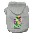 thumbnail image 4 of Pet Dog  Cat Hoodie Screen Printed, "Mardi Gras King", 4 of 10