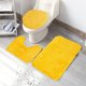 thumbnail image 4 of Juego de 3 alfombrillas de baño AQITTI con contorno y tapa de inodoro, 4 of 4