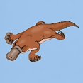 thumbnail image 3 of CafePress - Brown Platypus T Shirt - Men's Classic Graphic T-Shirt, 3 of 4