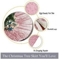 thumbnail image 4 of Sequin Christmas Tree Skirt Embroidered Sequin Tree Skirt Rose Pink 24Inch Christmas Tree Skirt 24 inch Small Christmas Tree Skirt Santa Christmas Decoration, 4 of 7