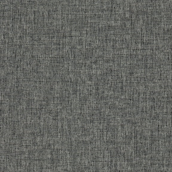 Advantage Larimore Charcoal Faux Fabric Wallpaper