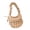 Khaki, variant on Puffer Tote Bag,Comfortable Shoulder Puffer Purse,Strap Puffy Bag,White