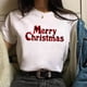 thumbnail image 3 of Camiseta con estampado de árbol de Navidad para mujer, ropa femenina de cuello redondo, Top de Modal de manga corta, regalo de Feliz Navidad, 3 of 5