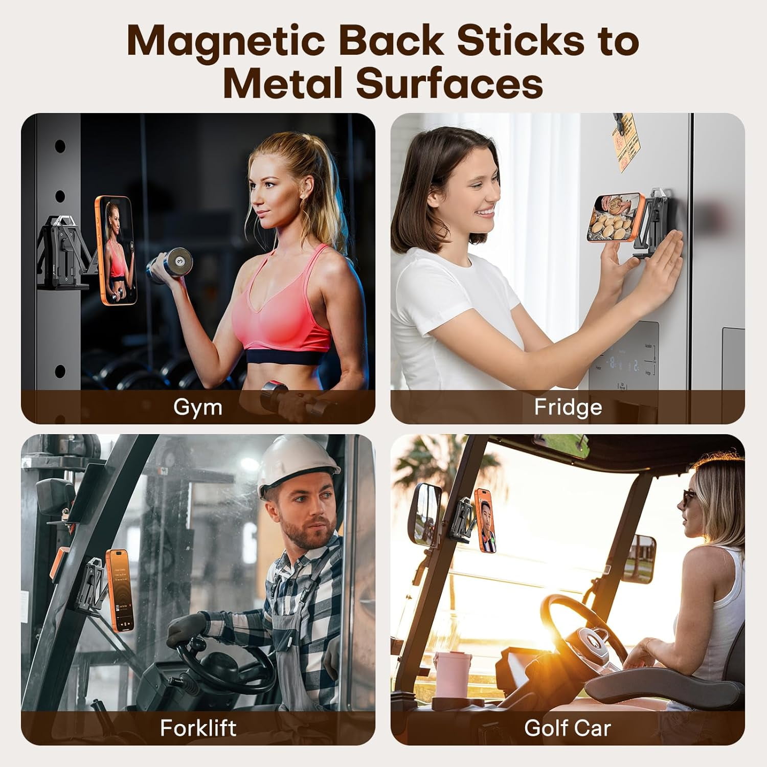 TP02 360°Rotating for MagSafe Tripod, Adjustable Aluminum Magnetic Phone Tripod for iPhone 17/16/15/14 Pro Max Air, Foldable Cell Phone Stand Fits Vlog, Gym, Travel Essentials Accessories