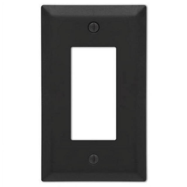 Amerelle 3008805 Century Stamped Steel Rocker Wall Plate - Matte Black