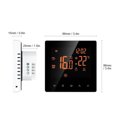 thumbnail image 2 of Smart Thermostat Digital Temperature Controller LCD DisplayTouch Screen Week Programmable Electric Floor Heating Thermostat for Home School Office Hotel 16A, 2 of 8