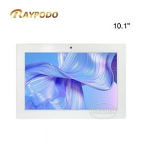 Raypodo 10.1" Android Digital Signage Tablet with Google Play, Wall Mount, and Touch Screen for Commercial Use
