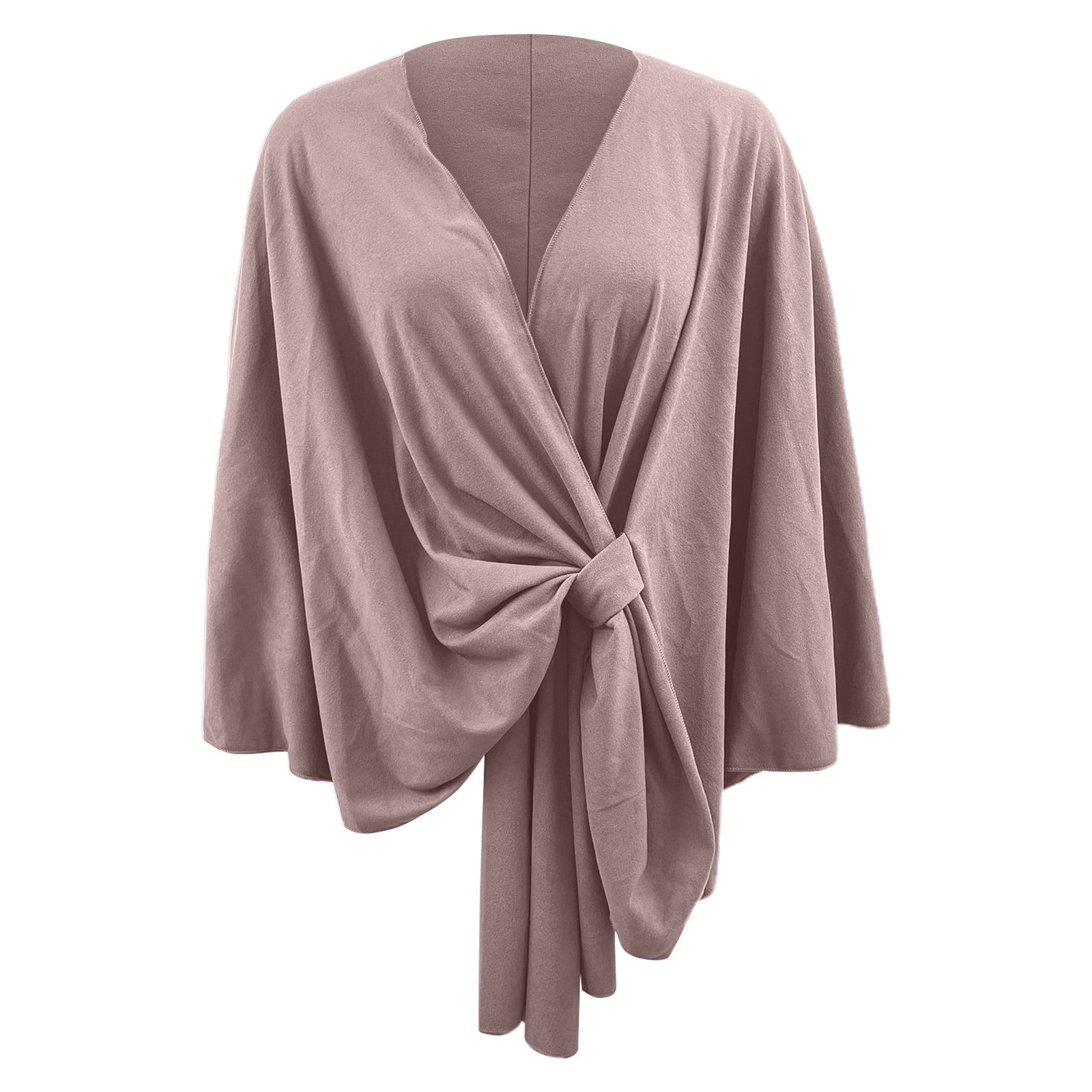 Elegant Solid Color Shawl Cape for Women Soft and Comfortable