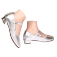 thumbnail image 3 of XIMIN Women's Mary Jane Low Heels Dress Pumps Fashion Shoes with Adjustable Ankle Strap Pointed Toe Easy Buckle Low Heel Slip On Flats for Dressy Casual Occasions, 3 of 8