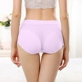 thumbnail image 4 of ibuvkizy Panties for Women Solid High Waist Tummy Controlling Warm Underwear Sexy Underwear Briefs,Women Panties,Womens Underwear, 4 of 5