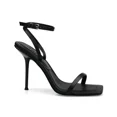 thumbnail image 2 of 2024 Zapatos de mujer de alta calidad con hebilla Sandalias de mujer Zapatos de fiesta de color sólido Sandalias de tacón alto con tiras finas y punta abierta para mujer, 2 of 4