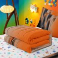 thumbnail image 5 of meiyoeat Abstract Geometric Lines Zipper Full Size Comforter Sets with Fitted Sheet and 2 Pillowcases For Adults,Modern Minimalist Aesthetic Zipper Bedding Set,Colorful Stars Reversible,4-Piece, 5 of 7
