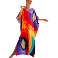 thumbnail image 1 of LinYooLi Swimsuit Coverup Women Beach Robe Print Long Blouse Plus Size Bikini Gown Holiday Dress, 1 of 2