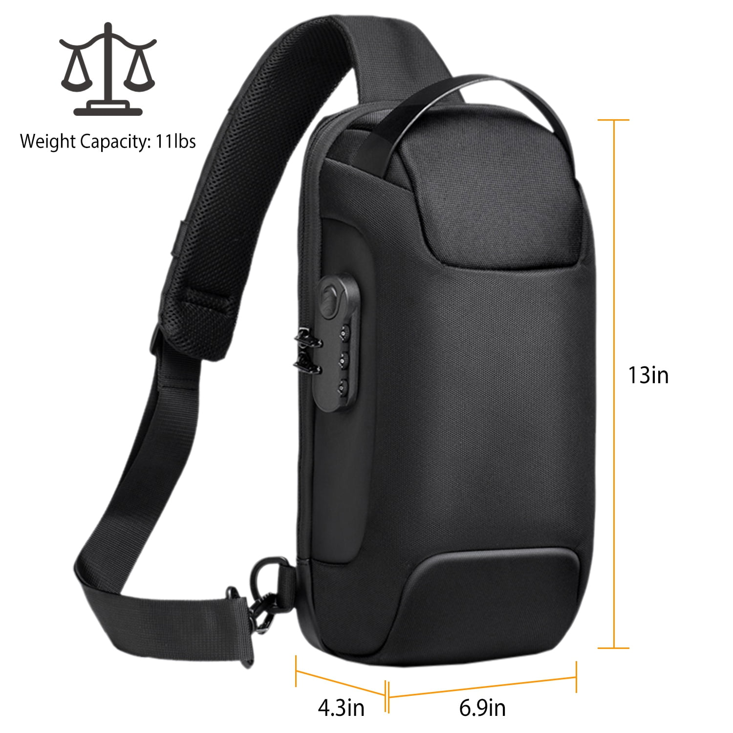 Chest Bag Men's Bag Shoulder Bag Messenger Bag Oxford Waterproof Male Sling  Crossbody Bags Casual Canvas Small Backpack Nylon 가방