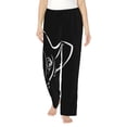 thumbnail image 1 of Fotbe French Bulldog Pantalones de Pijama para Mujer, Pantalones de Dormir, Pantalones Pj con Cordón y Bolsillos-Small, 1 of 6