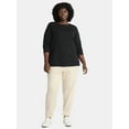 thumbnail image 3 of (2 pack) Terra & Sky Women's Plus Fleece Sweatpant, Size 0X-5X, 3 of 6