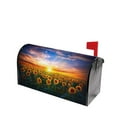 thumbnail image 3 of PHELIKA Sunflowers full bloom sunset Magnetic Mailbox Covers Standard Size 25.5"H x 21"W, 3 of 8