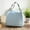Light Blue, variant on kladzum Lunch Bag Insulated Thermal Cool Bags Picnic Food Box Built In Aluminium Foil, Lunch Bag