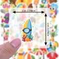 thumbnail image 6 of 35pcs-50pcs Colorful Stationery Stickers Summer Kids Stickers Tropical Teacher Reward Stickers for Laptop Suitcase Luggage, 6 of 9