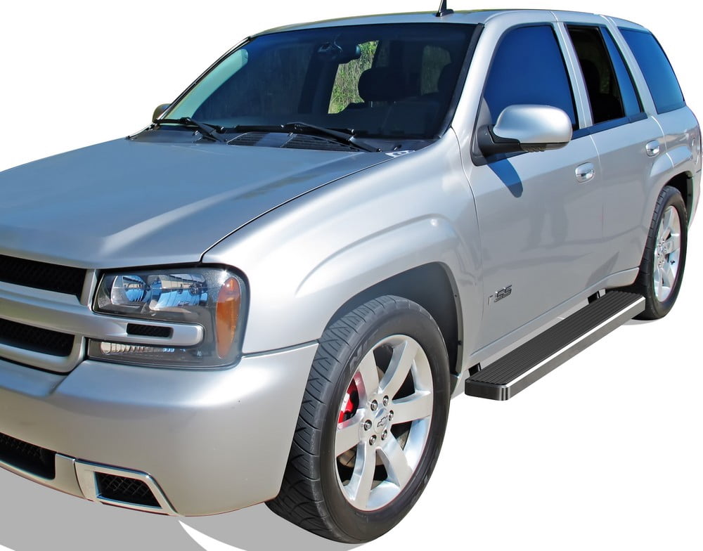 APS Running Boards 6 inches Compatible with Chevy Trailblazer GMC Envoy 2002-2009 304 Stainless Steel (Nerf Bars Side Steps Side Bars)