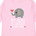 thumbnail image 4 of Inktastic My Aunt and Uncle Love Me Niece Nephew Elephant Boys or Girls Long Sleeve Toddler T-Shirt, 4 of 5