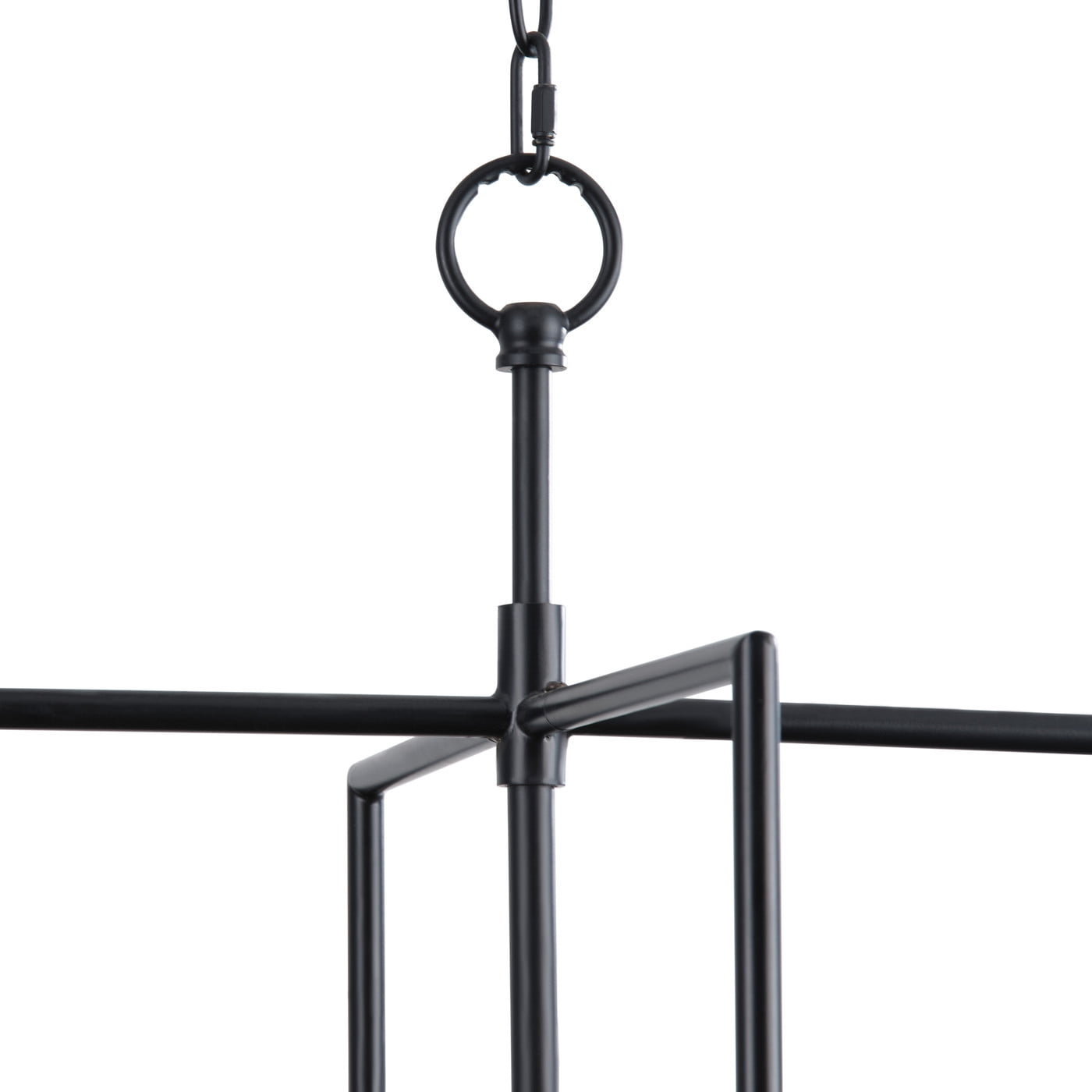 Aiwen Oversize Linear Pendant Light 6-Light Chandelier Ceiling Lamp Industrial Light Fixture