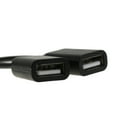 thumbnail image 3 of Macbook HUB splitter USB 3.1 tipo-C cable datos OTG a dos (negro), 3 of 8