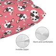 thumbnail image 3 of Pofeuu French Bulldog Face Print Polyester Microfiber Plush Pillowcases, Super Soft and Cozy Pillow Case Covers with Envelop Closure（Pillow core not included）-20"x30", 3 of 6
