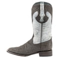 thumbnail image 3 of Ferrini Mens Acero Elephant Print Square Toe Cowboy  Mid Calf Boots, 3 of 4