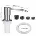 thumbnail image 2 of 300ml Sink Soap Dispenser Kitchen Stainless Steel Hands Liquid Pump Bottle Tube, 2 of 2