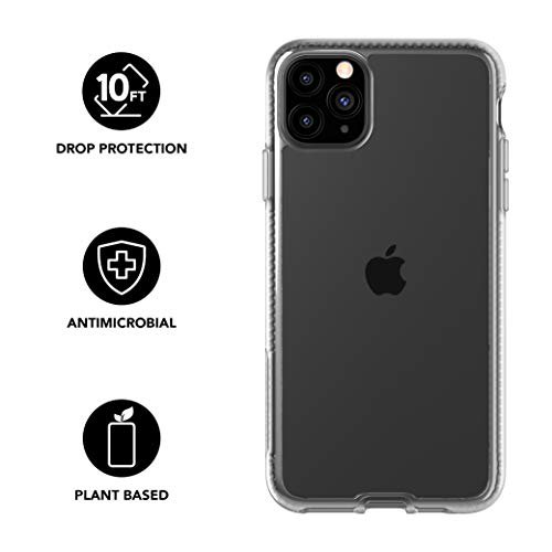 tech21 Pure Clear for Apple iPhone 11 Pro Phone Case Hygienically