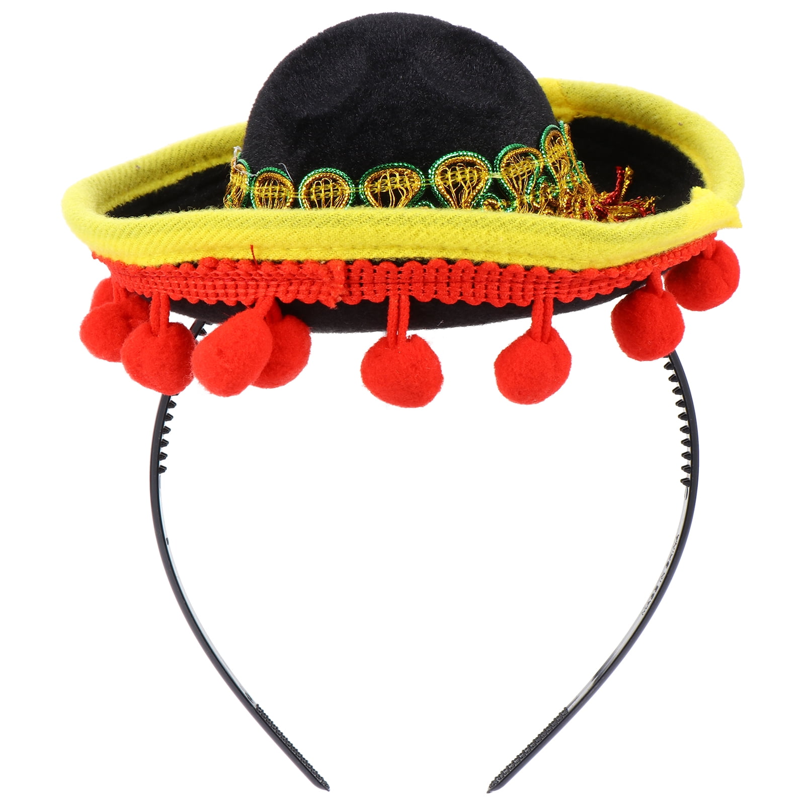 Frcolor Sombrero Hats Mexican De Hair Hat Fiesta Party Cinco Mayo