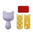 thumbnail image 4 of Bearachild 1 Set Rice Ball Mold Convenient Molds Japanese Food Kitchen Roller Tools Tool Cooking Lovely for Home Restaurant Use Type2 NO2, 4 of 6