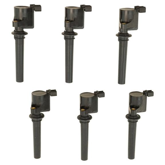 TRQ 6 Piece Ignition Spark Coil Set Kit for Mazda Tribute Mercury Ford Taurus ICA61445