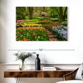thumbnail image 3 of Elephant Stock Spring Tulip Flowers Wall Art - Horizontal Canvas Wall Art - Living Room Wall Decor - Floral And Botanical Canvas - Green And Orange Decor - 39" x 26", 3 of 8