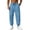Sky Blue -AG08, variant on Nestiefly Men's Lightweight Fleece Baggy Sweatpants with Pockets Drawstring Joggers Workout Pants for Lounge,Gym,Running White 3XL