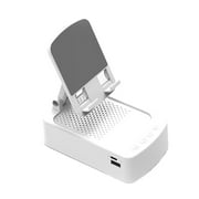 Langgg Holder Desk Music Phone Holder Portable Stand Mobile Phone Stand Phone white
