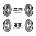 thumbnail image 1 of Transit Auto Front Rear Disc Brake Rotors and Ceramic Pads Kit for Car Lincoln Aviator Ford Police Interceptor Utility K8T-104054, 1 of 11