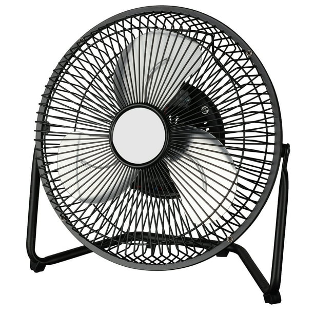 Cool Works FE23CA 9" Black High Velocity Metal Fan With 2 Speed