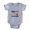 Heather Grey, variant on CafePress - FIN Puggle Patriotic2 - Cute Infant Baby Football Bodysuit
