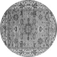 thumbnail image 1 of Ahgly Company Indoor Round Oriental Gray Industrial Area Rugs, 4' Round, 1 of 4